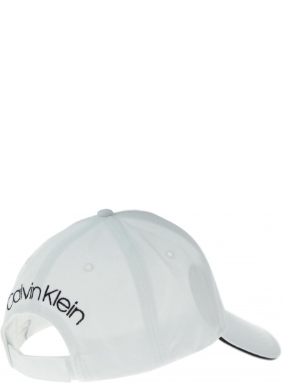BIAŁA CZAPKA CALVIN KLEIN CONTRATS EDGE CAP K50K504470 107