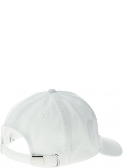 BIAŁA Logowana CZAPKA CALVIN KLEIN INDUSTRIAL OIQUE BA K50K504473 107
