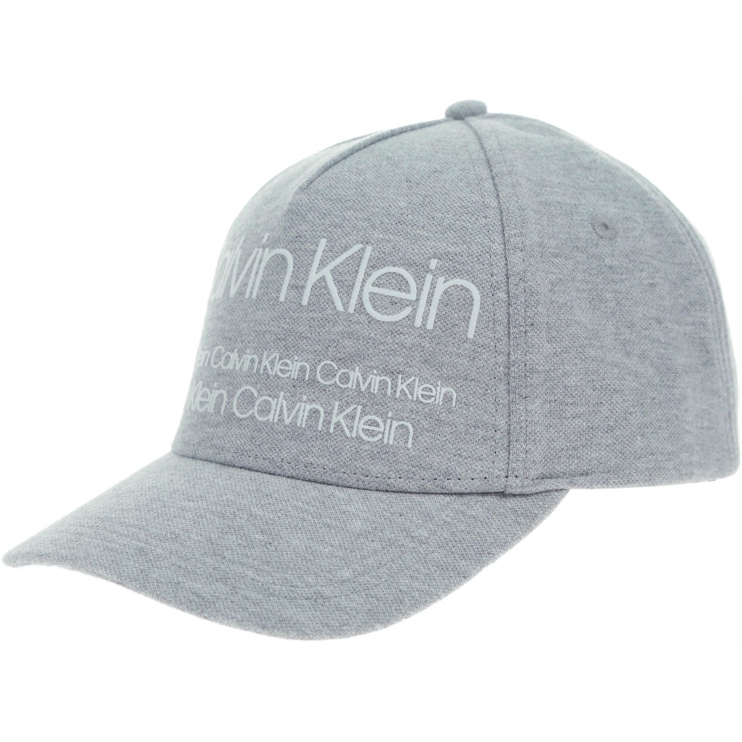 Szara CZAPKA CALVIN KLEIN INDUSTRIAL OIQUE BA K50K504473 910