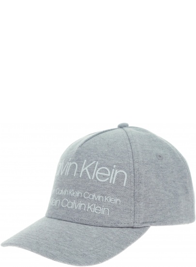 Szara CZAPKA CALVIN KLEIN INDUSTRIAL OIQUE BA K50K504473 910