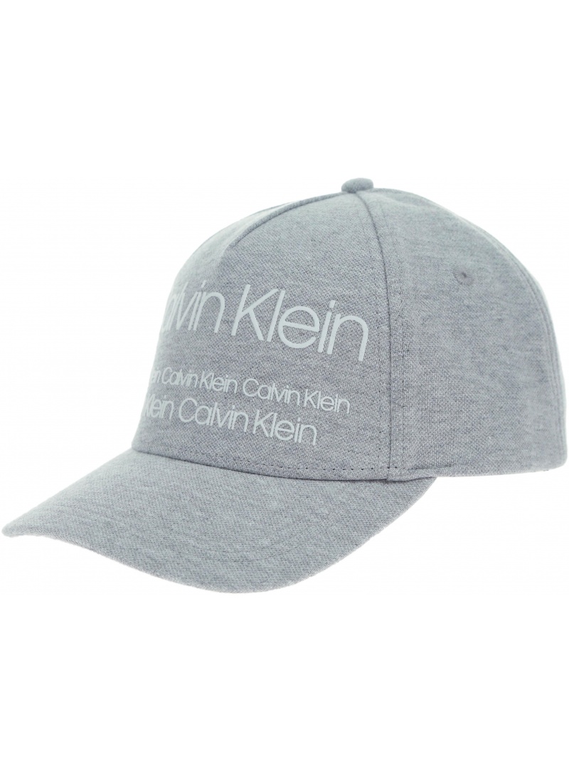 Szara CZAPKA CALVIN KLEIN INDUSTRIAL OIQUE BA K50K504473 910