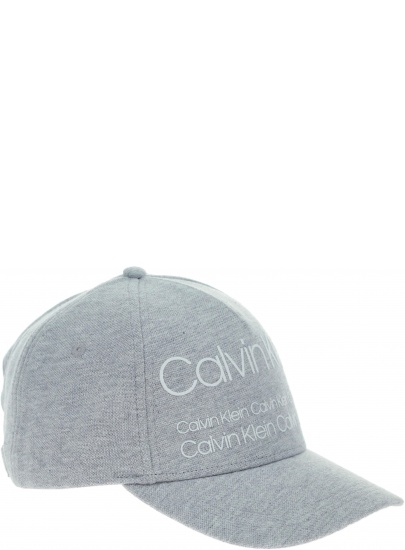 Szara CZAPKA CALVIN KLEIN INDUSTRIAL OIQUE BA K50K504473 910