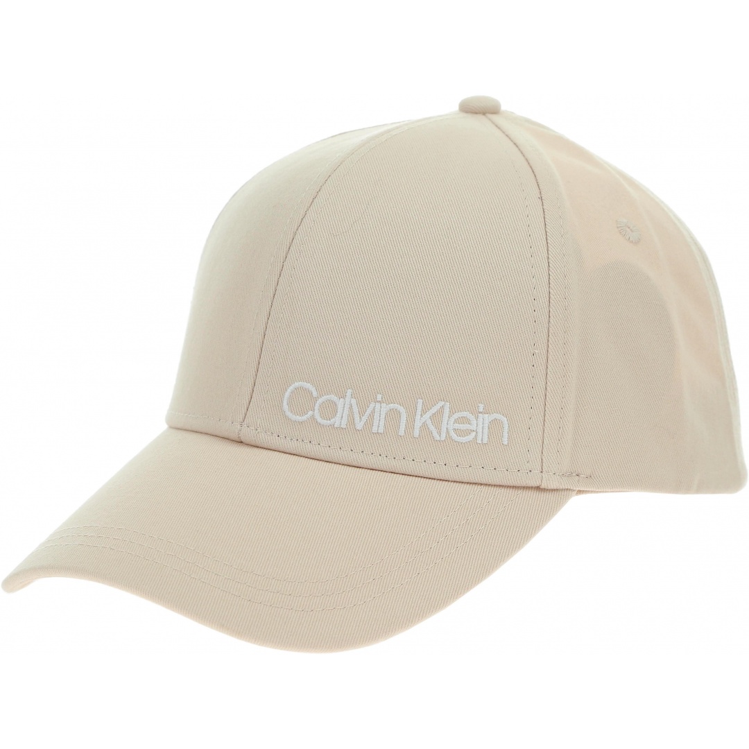 BEŻOWA CZAPKA CALVIN KLEIN SIDE LOGO CAP K60K605170 064