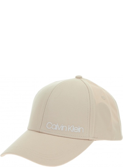 BEŻOWA CZAPKA CALVIN KLEIN SIDE LOGO CAP K60K605170 064