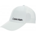 BIAŁA CZAPKA CALVIN KLEIN SIDE LOGO CAP K60K605170 107