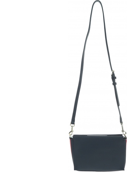 GRANATOWA TOREBKA TOMMY HILFIGER EFF0RTLESS SAFFIANO XOVER