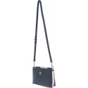 GRANATOWA TOREBKA TOMMY HILFIGER EFF0RTLESS SAFFIANO XOVER