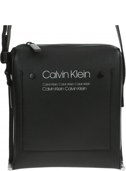 CZARNA LISTONOSZKA MĘSKA CALVIN KLEIN BOLT MINI REPORTER