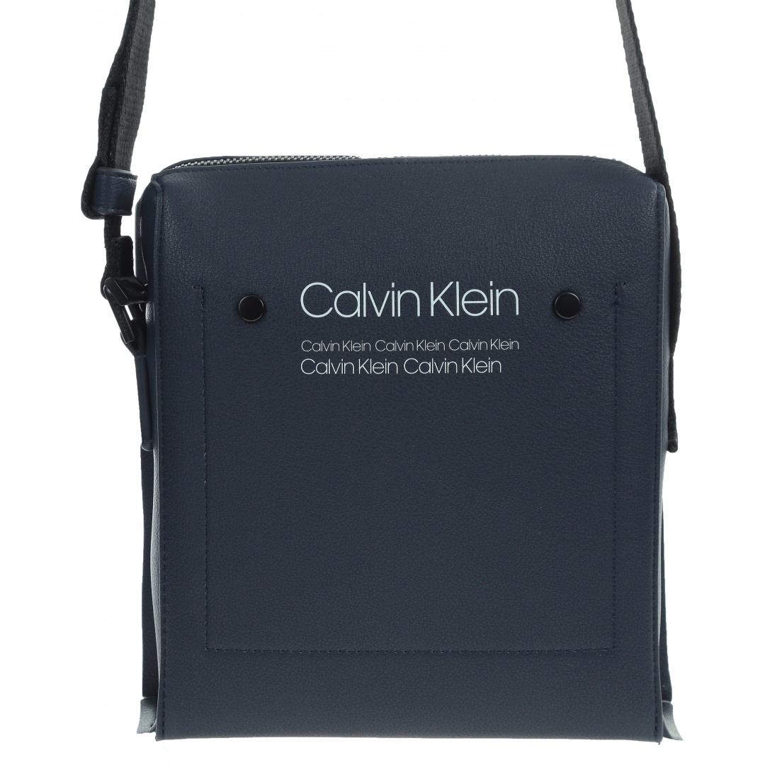 GRANATOWA LISTONOSZKA MĘSKA CALVIN KLEIN BOLT MINI REPORTER