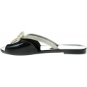 Czarne Klapki MELISSA Ela Chrome 32498 50919 - Japonki