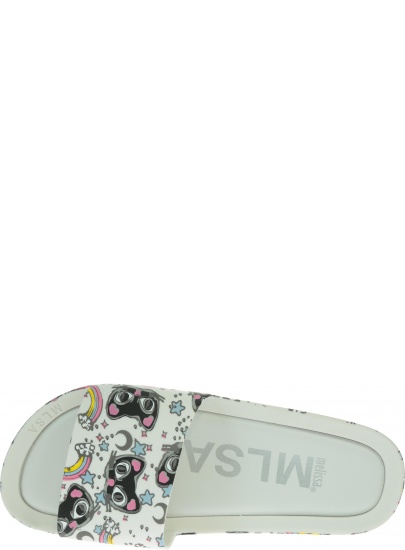 Białe Klapki MELISSA Beach Slide 32540 50735 - ONA