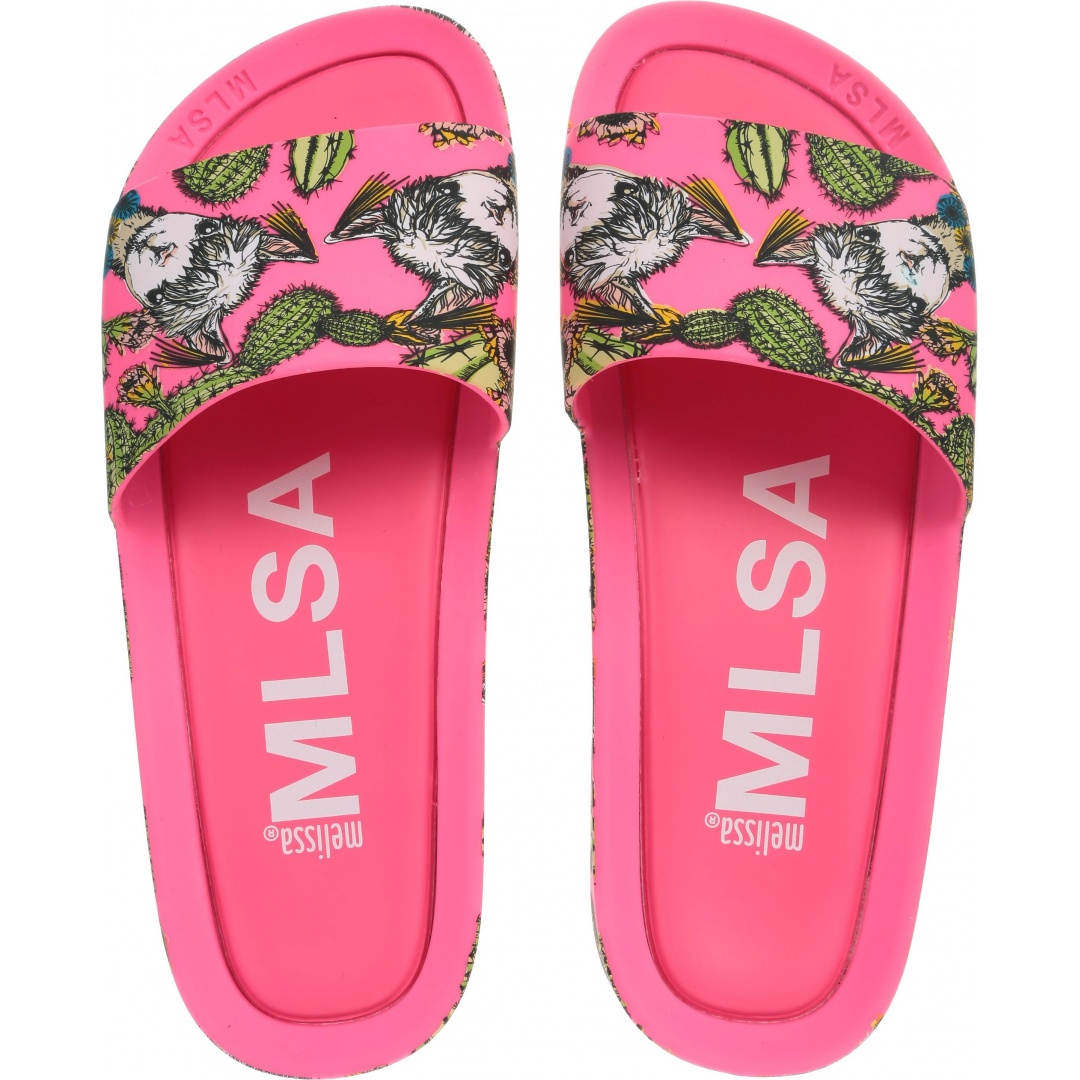 Różowe Klapki MELISSA Beach Slide 32540 53453 - ONA