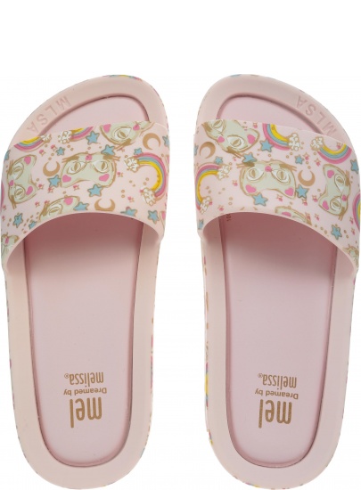 Różowe Klapki MELISSA Beach Slide 32541 51331 - Japonki, Klapki