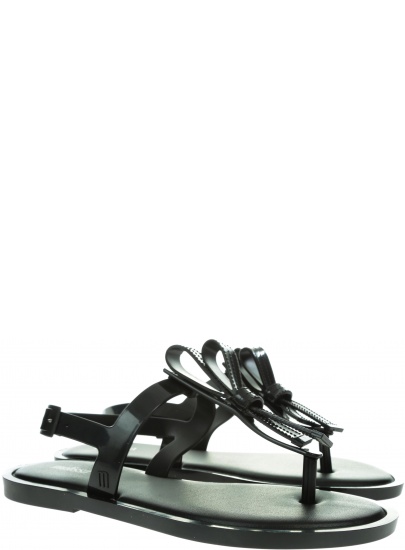 Czarne Sandały MELISSA Slim 32399 01003 - Sandały