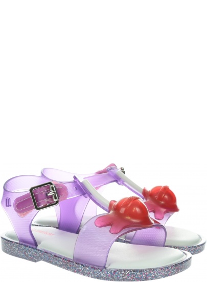 Fioletowe Sandałki MINI MELISSA Mar Sandal 32451 52327 - Sandały