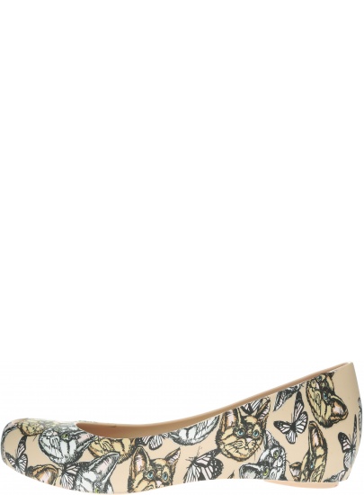Beżowe Balerinki MELISSA Ultragirl 32542 51635 - Baleriny
