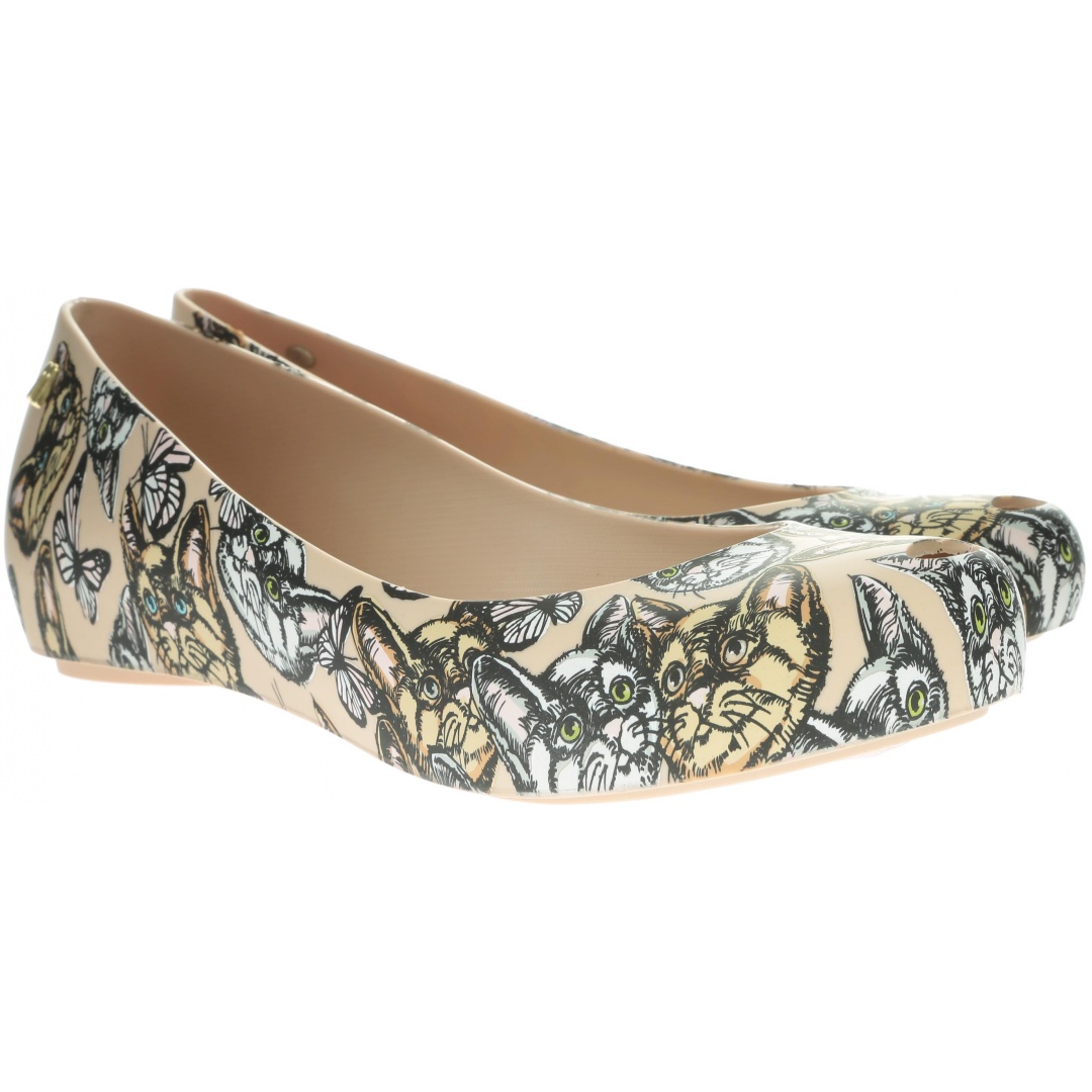 Beżowe Balerinki MELISSA Ultragirl 32542 51635 - Baleriny