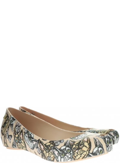 Beżowe Balerinki MELISSA Ultragirl 32542 51635 - Baleriny