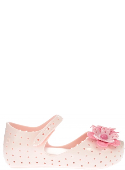 Różowe Balerinki Mini Melissa Furadinha 32441 51419 - Baleriny