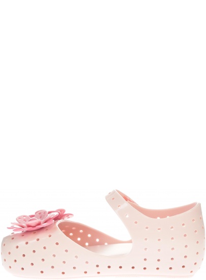 Różowe Balerinki Mini Melissa Furadinha 32441 51419 - Baleriny