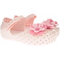 Różowe Balerinki Mini Melissa Furadinha 32441 51419 - Baleriny