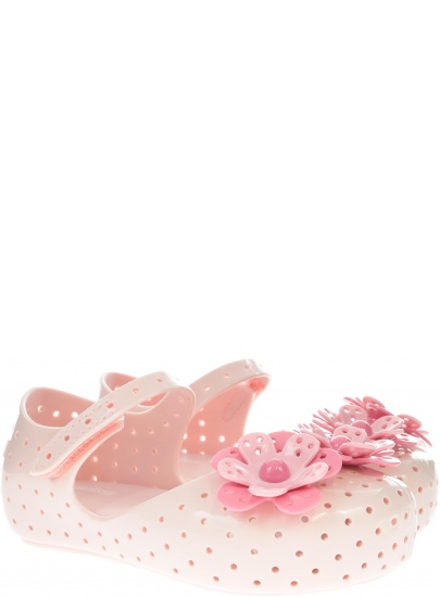Różowe Balerinki Mini Melissa Furadinha 32441 51419 - Baleriny