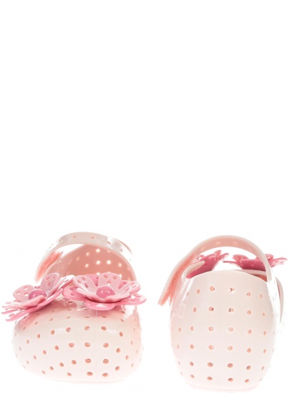 Różowe Balerinki Mini Melissa Furadinha 32441 51419 - Baleriny