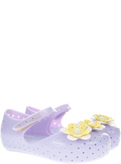 Liliowe Balerinki Mini Melissa Furadinha 32441 51568 - Baleriny