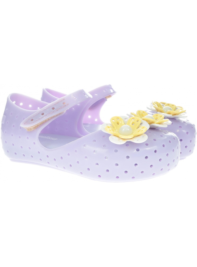 Liliowe Balerinki Mini Melissa Furadinha 32441 51568 - Baleriny