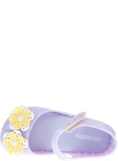 Liliowe Balerinki Mini Melissa Furadinha 32441 51568 - Baleriny