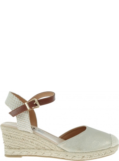 Beżowe Espadryle REFRESH 69773 - Koturny