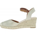 Beżowe Espadryle REFRESH 69773 - Koturny