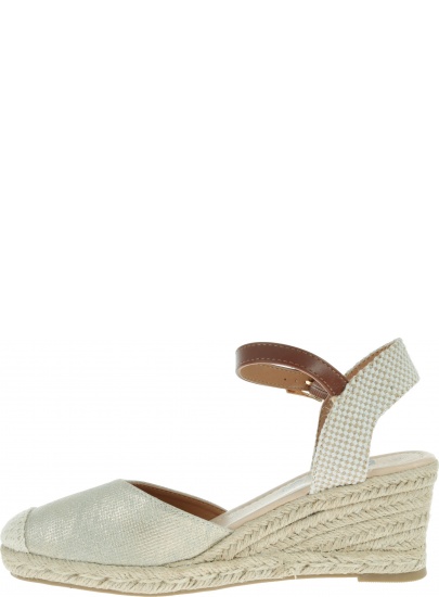 Beżowe Espadryle REFRESH 69773 - Koturny