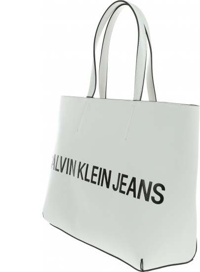 Biała Torba CALVIN KLEIN JEANS Sculpted Logo K60K605246 102 -