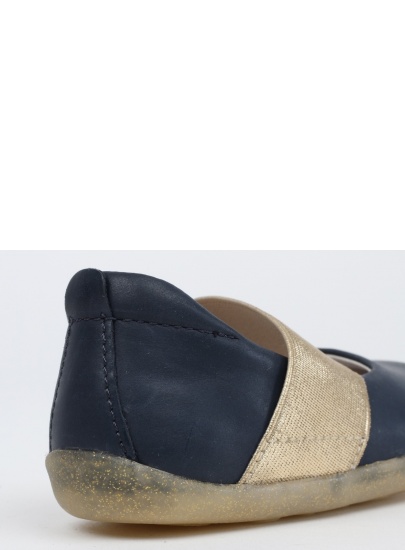 Granatowe Balerinki BOBUX 728801Demi Ballet Shoe Navy - Baleriny