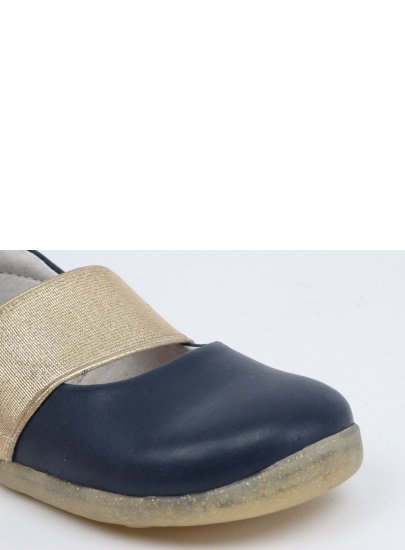 Granatowe Balerinki BOBUX 728801Demi Ballet Shoe Navy - Baleriny