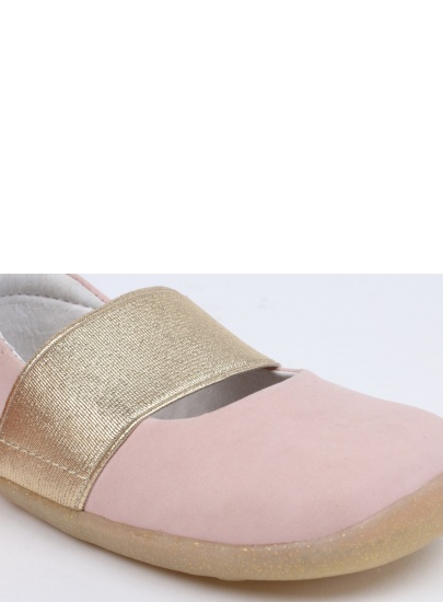 Różowe Balerinki BOBUX 728803 Demi Ballet Shoe Blush Shimmer -
