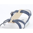 Granatowe Sandały BOBUX 833401 PIXIE SANDAL NAVY + MISTY GOLD
