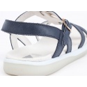Granatowe Sandały BOBUX 833401 PIXIE SANDAL NAVY + MISTY GOLD