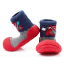 DOMOWE BUCIKI ATTIPAS DINOSAUR RED - Domowe