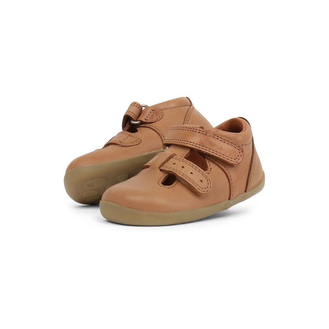 Brązowe półbuty BOBUX 721123 CLASSIC JACK JILL Caramel - Półbuty