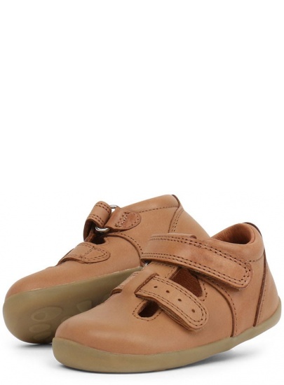 Brązowe półbuty BOBUX 721123 CLASSIC JACK JILL Caramel - Półbuty