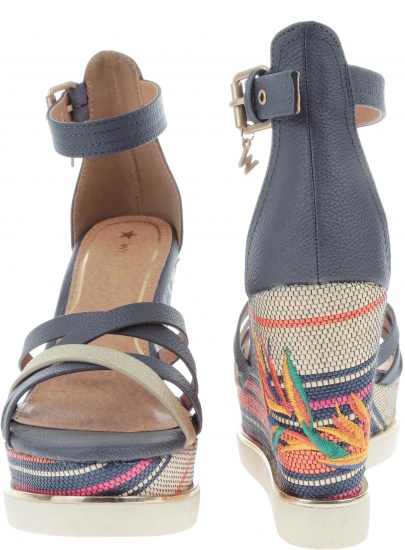 Sandały na koturnie WRANGLER TROPICAL KELLY WL91600A - Koturny