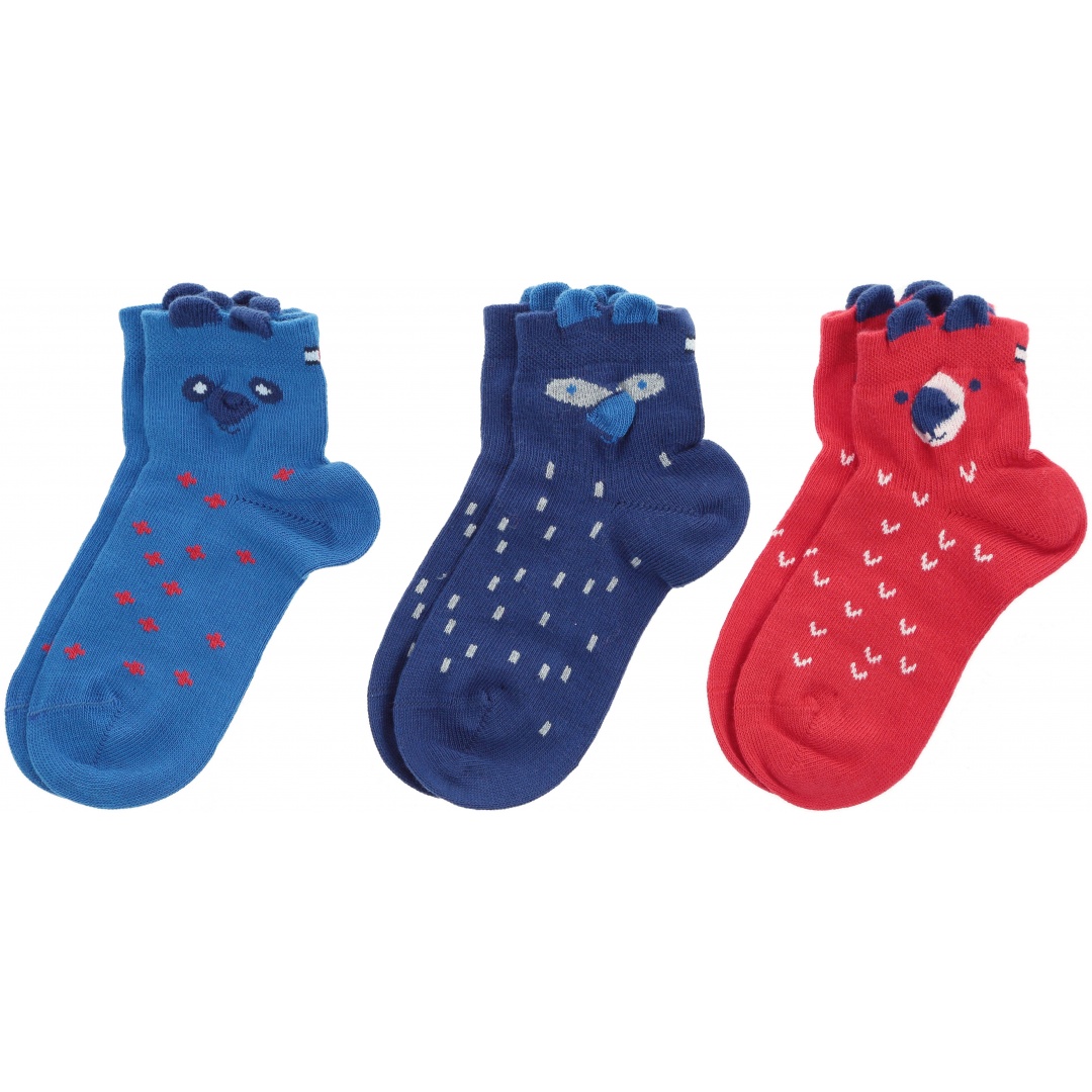 SKARPETKI TOMMY HILFIGER BABY 485016001 085 (3-PAK) - Skarpetki