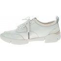 Ultralekkie półbuty CLARKS Tri Soul White Combi - Sportowe