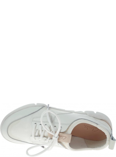 Ultralekkie półbuty CLARKS Tri Soul White Combi - Sportowe