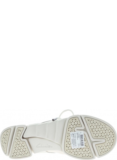 Ultralekkie półbuty CLARKS Tri Soul White Combi - Sportowe