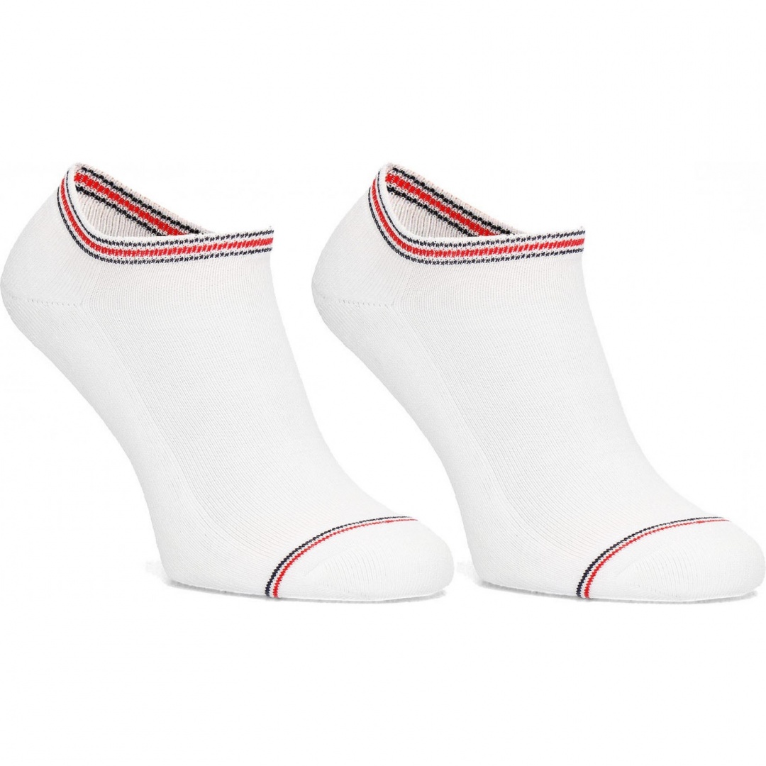SKARPETKI TOMMY HILFIGER WHITE 372022001 300 (2-PAK) - Skarpety