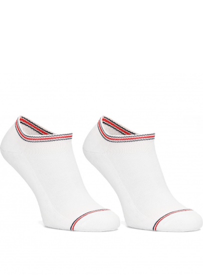 SKARPETKI TOMMY HILFIGER WHITE 372022001 300 (2-PAK) - Skarpety
