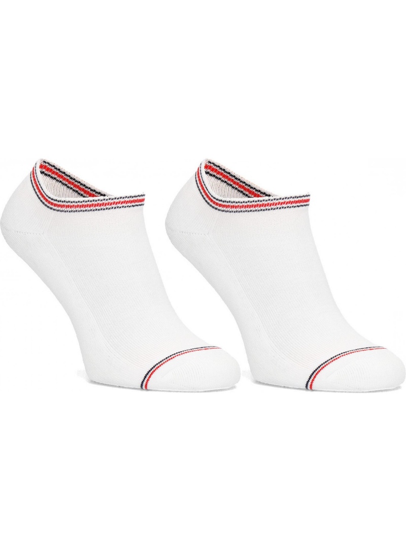 SKARPETKI TOMMY HILFIGER WHITE 372022001 300 (2-PAK) - Skarpety
